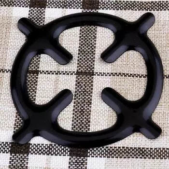 Полка для кастрюли Moka из железа, кухонная утварь, части для приготовления пищи, устойчивая удлиненная подставка, держатель горелки, универсальная черная газовая плита, кольцо для кемпинга