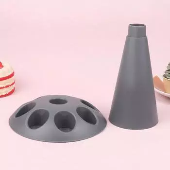 Полка для кондитерских мешков, держатель для кондитерских мешков для удобного наполнения, глазурь, кондитерские мешки, подставка, насадка, насадки для украшения, подставка для аксессуаров для выпечки