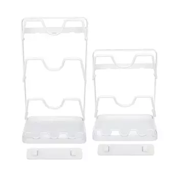 Полка для крышки кастрюли, настенная стойка для крышки кастрюли без сверления, водонепроницаемая, нержавеющая, из углеродистой стали, крышка для кастрюли Double Layer