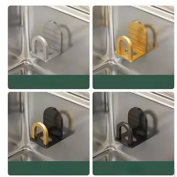 Полка для кухонной раковины, раковина без смыва, слив для губки, настенный органайзер для разделочной доски с крышкой кастрюли 5.1*4.5*3.1CM