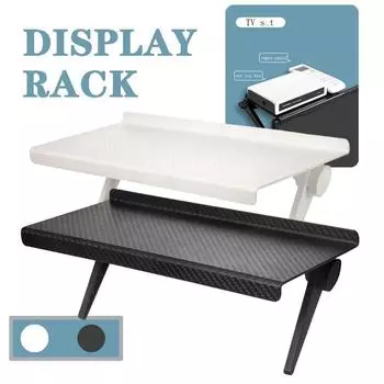 Полка для маршрутизатора, верхняя полка для экрана телевизора, регулируемая подставка для монитора компьютера, настольная подставка для хранения, держатель для домашнего офиса