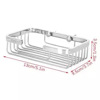 Полка для мыла из нержавеющей стали, многоцелевой диск для хранения в ванной комнате