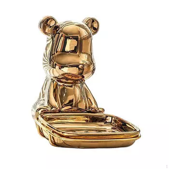 Полка для посуды, настенный держатель для мыла со сливным поддоном, держатель, подставка для ванной комнаты Aureate