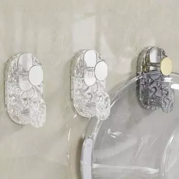 Полка для раковины, без сверла, длина установки, регулируемая, двойной крючок, компактная, влагостойкая, подвесная для хранения умывальника белый