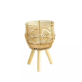 Полка для растений с защитой от трещин, простая полая подставка в скандинавском стиле