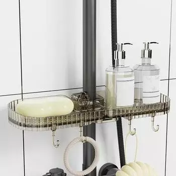 Полка для смесителя для кухонной раковины, полка для сушки мыла, корзина-органайзер, однослойная губка для хранения, держатель для слива с двумя прорезями зелёный