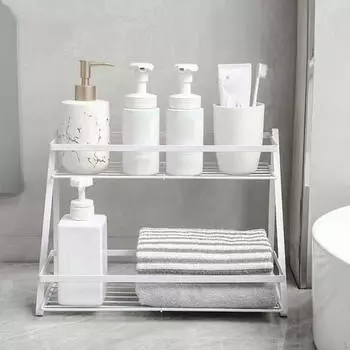 Полка для специй Level, решение для хранения в ванной комнате, подставка для кружек, полка-органайзер чёрный