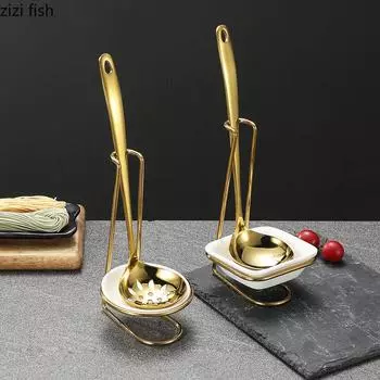 Полка для столовой посуды из нержавеющей стали, подставка для хранения столовых приборов, подставка для керамической миски, подставка для палочек для еды, подставка для суповых ложек