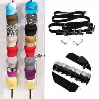 Полка для сумок без перфорации, не падающая нержавеющая сталь, держатель для шляпы над дверью для ванной комнаты чёрный