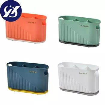 Полка для сушки, ложка, держатель для палочек для еды, столовые приборы, держатель для посуды, органайзер для посуды, подставка для палочек для еды синий