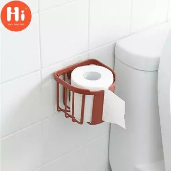 Полка для туалетной бумаги без перфорации, ванная комната, кухонная коробка для салфеток, настенный ящик для хранения бумаги, держатель для туалетной бумаги в рулоне Hi