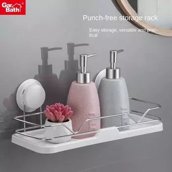 Полка для унитаза, умывальник для ванной комнаты, настенная полка для хранения косметики, кухонная полка с бесплатным ударом