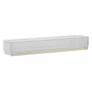 Полка для ванной комнаты, без сверления, алюминиевая, прочная, несущая, настенная, органайзер для спальни, кухни Clear Simple Type