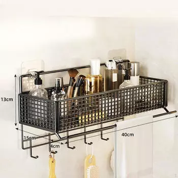 Полка для ванной комнаты, держатель для полотенец с креплением на стену