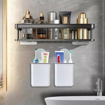 Полка для ванной с настенным креплением