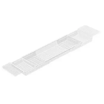 Полка для ванны многофункциональная роскошная противоскользящая ручка расширяемый поддон для ванны прозрачный