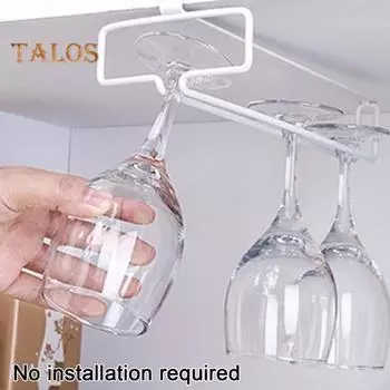 Полка для вина из нержавеющей стали. Держатель для чашки. Простая установка. Прочная компактная настенная стойка для тяжелых условий эксплуатации. белый