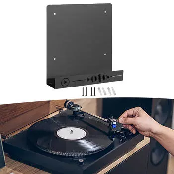 Полка для виниловых пластинок, держатель для LP, простая установка, многоцелевая полка для журналов, полка для картин для DVD, CD