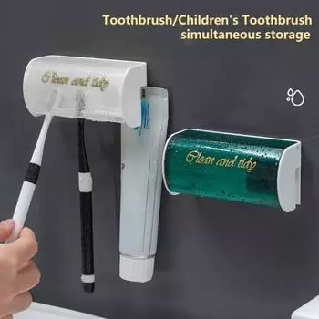 Полка для зубных щеток настенная водонепроницаемая пылезащитная вентиляция туалетная зубная щетка подстаканник бытовые принадлежности белый
