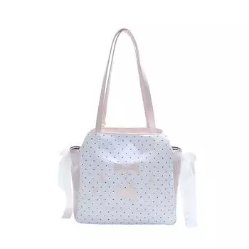 Polka Dot Messenger Bag Cute Animal Cartoon Shoulder Bag Fashion Versatile Casual Backpack