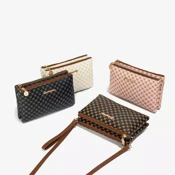 Горошек в горошек с принтом в виде старого цветка женская сумка-кошелек Twin Fashion Simple Change Маленькая сумка Легкая роскошная сумка-мессенджер бежевый