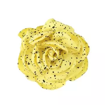 Polka dots Fabric Flower Hair Clips Hairpin Fashion Hair Accessories Large Rose Hair Claw For Women Girl