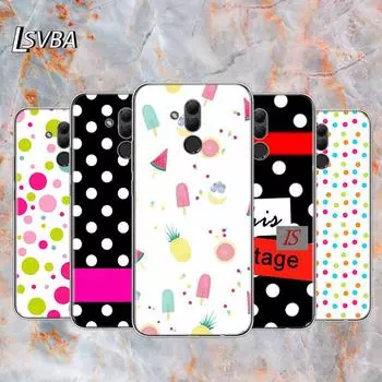 Polka Dots Fashion For Huawei Mate 40 30 20 20X 10 RS P Smart 2021 2020 Z S Pro Plus Lite 2019 Phone Case Shell P Smart 2018