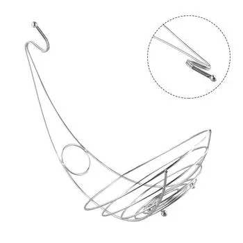 Полки для фруктов 260x400x300 мм, вешалка для бананов, крючок, дерево