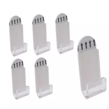 Полки для виниловых пластинок, акриловая подвесная полка, стойка для журналов, держатель для картин, настенный выступ clear 6 pieces