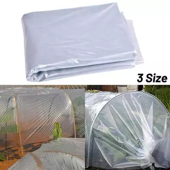 Pollytunnel Sheeting Теплица Прозрачная пластиковая пленка Фольгированное покрытие РАЗЛИЧНАЯ ДЛИНА Инструмент 3*4m