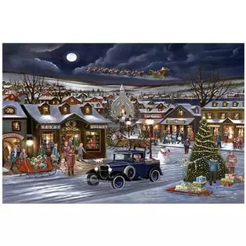 Полная 5D Diy Алмазная Картина Анимированное Рождество Алмазная Вышивка Крестом Домашний Декор Ручной Работы 25x30cm