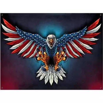 Полная 5D Diy Алмазная Картина Бесплатная Алмазная Вышивка Орел Вышивка Крестом Домашний Декор Ручной Работы Подарок 25x30cm