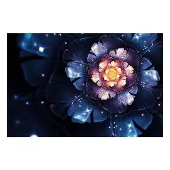 Полная 5D Diy Алмазная Картина Космический Цветок Алмазная Вышивка Крестом Домашний Декор Ручной Работы Подарок 25x30cm