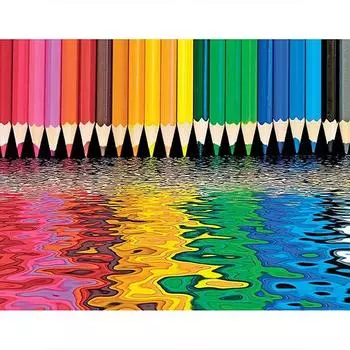 Полная 5D Diy Алмазная Картина Красочные Кисти Алмазная Вышивка Полная Выкладка Крестом Домашний Декор Ручной Работы Подарок 20x30cm