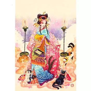 Полная 5D Diy Алмазная Картина Мифическая Женщина Алмазная Вышивка Крестом Домашний Декор Ручной Работы Подарок 25x30cm