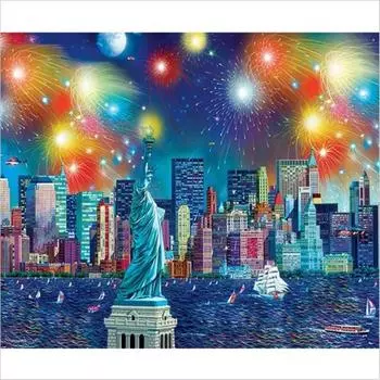 Полная 5D Diy Алмазная Картина Празднование Свободы Дрель Вышивка Крестом Домашний Декор Ручной Работы 25x30cm