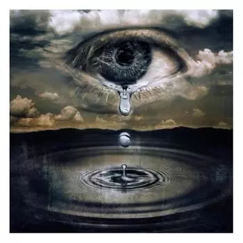 Полная 5D Diy Алмазная Картина Слезы в реку Вышивка Крестом Домашний Декор Ручной Работы Подарок 25x25cm