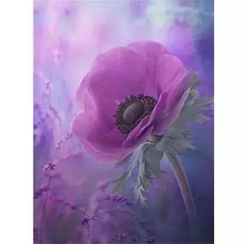 Полная 5D Diy Алмазная Картина Туманный Цветок Дрель Вышивка Крестом Домашний Декор Ручной Работы Подарок 25x30cm