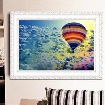 Полная 5D Diy Алмазная Картина Высотный полет Вышивка Крестом Домашний Декор Ручной Работы Подарок 25x30cm