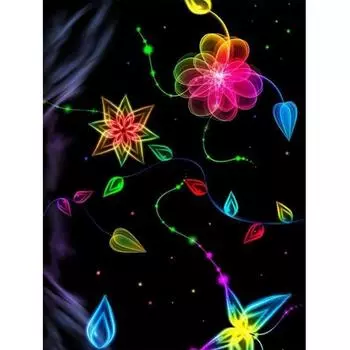 Полная Алмазная картина Цветные цветочные пузыри Вышивка крестиком DIY Алмазная мозаика Картина из горного хрусталя 20X30CM