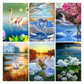 Полная Алмазная Вышивка Аниме Декоративные Картины На Холсте Алмазная Картина Полный 5d Алмазная Картина Мозаика Аксессуары Искусство Full Round 20x30CM