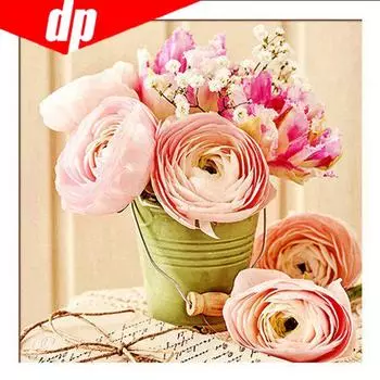 Полная алмазная картина «Цветы» 5D Diy Cross Stitch Diamond Вышивка 30x30