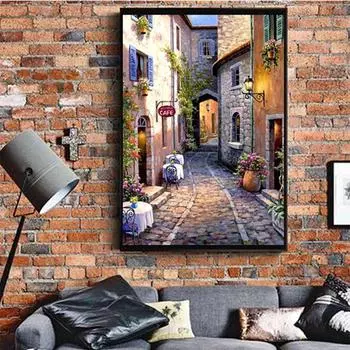 Полная дрель 5D DIY 5d Вышивка крестом Картина Бескаркасная картина Украшение дома 20x25CM