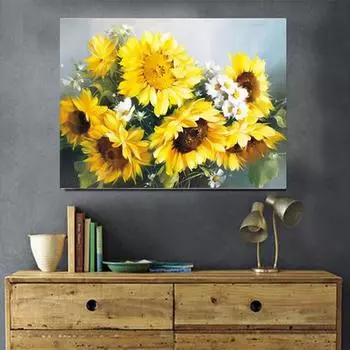 Полная дрель 5D DIY Алмазная живопись Инструменты Домашний декор без рамки 30x25CM