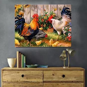 Полная дрель 5D DIY Украшение дома Картина дома Декоративная дрель 30x25CM