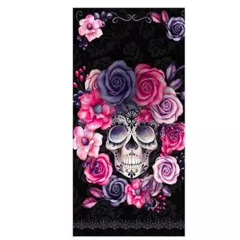 Полная дрель квадратные хрустальные картины абстрактное искусство, череп розовая роза пейзаж алмазная вышивка 5d сделай сам алмазная живопись Full Round 20x40CM