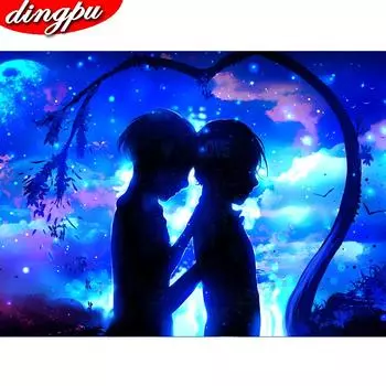 Полная круглая Алмазная картина 5D Алмазная вышивка Животное Алмазное искусство Домашнее украшение 20X30CM