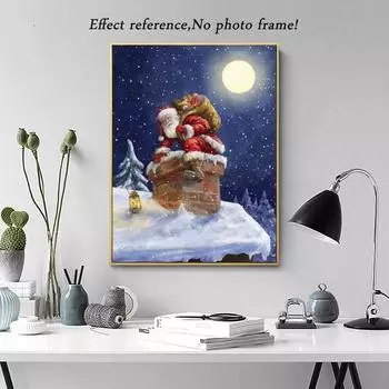 Полная круглая алмазная картина Природа Пейзаж 5D DIY Алмазная вышивка Мозаика Наборы Украшения для дома 15x20CM