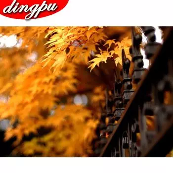 Полная круглая Алмазная мозаика Пейзаж Алмазная картина Водопад Алмазная вышивка Крестом Картина Стразы 20X30CM