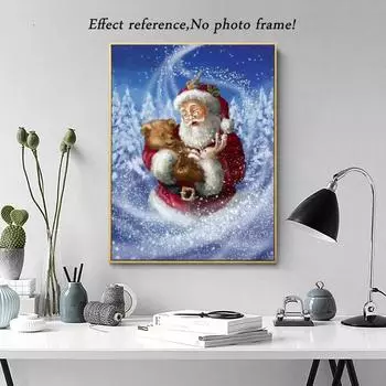 Полная круглая алмазная живопись Природа Пейзаж Алмазная мозаика Мультфильм Мозаика Наборы Ручная работа Горный хрусталь Искусство 15x20CM